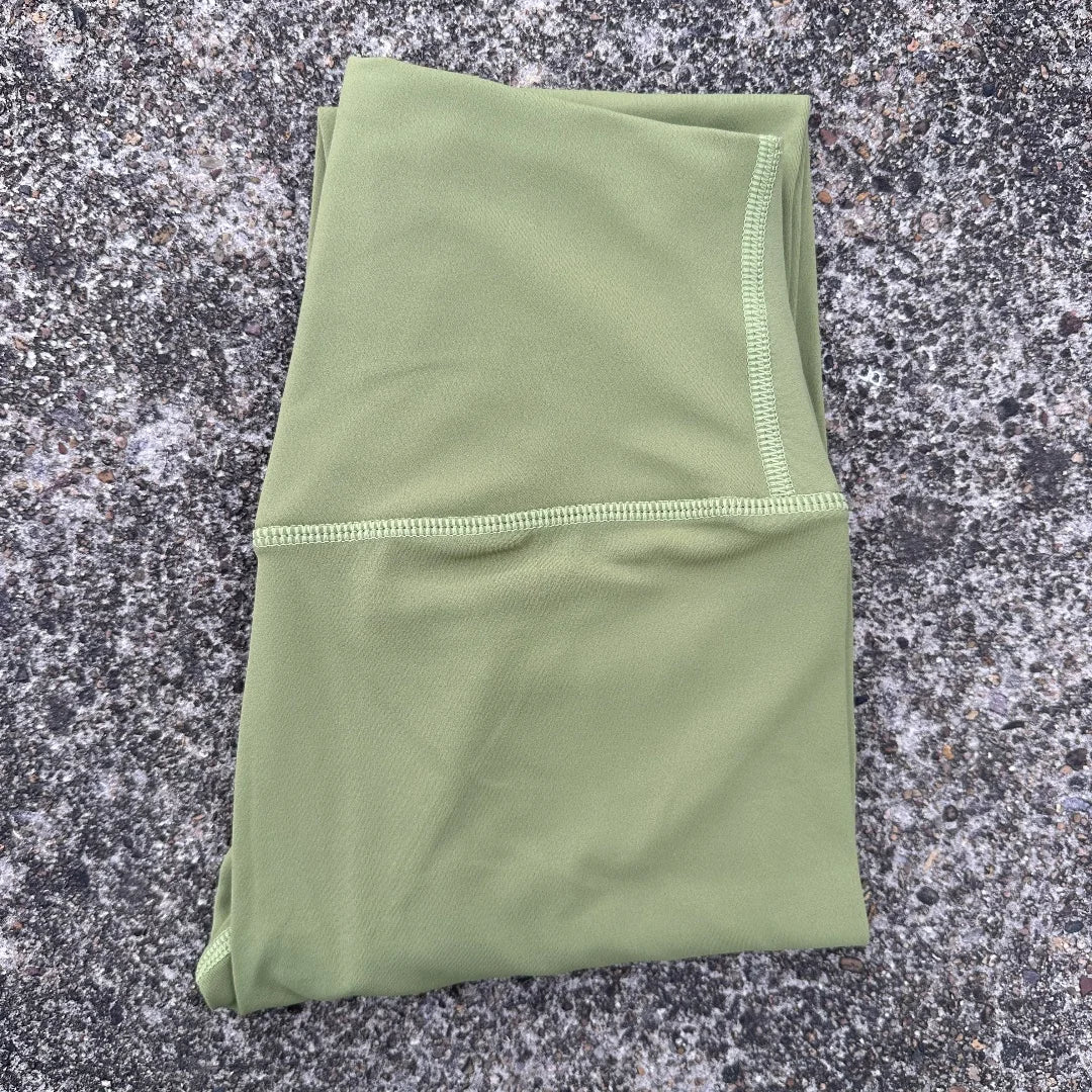 Back Pocket High Waist Yoga Leggings For Women Cropped Gym
