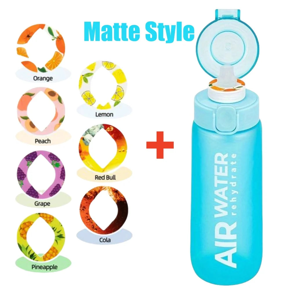 Fruit Flavor Sports Water Bottle With 7 Fruit Pods For Fitness