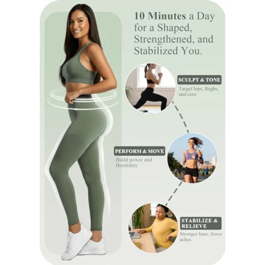 XMSJ Hip Abductor Machine For Home Gym Glute Thigh Workout