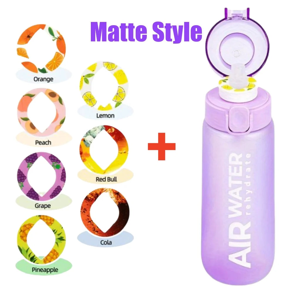 Fruit Flavor Sports Water Bottle With 7 Fruit Pods For Fitness