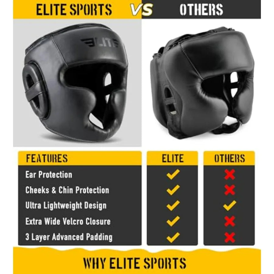 Boxing Headgear Sparring Gear MMA Kickboxing Muay Thai Helmet
