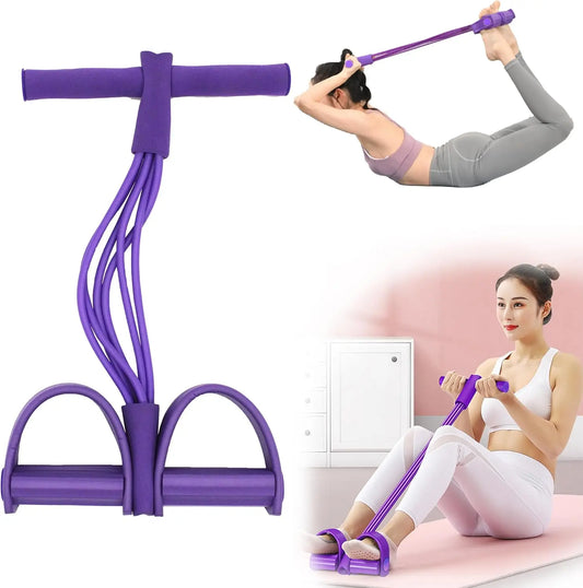 GOT-TOG Puller Resistance Bands 6-Tube Set for Waist Arm Legs