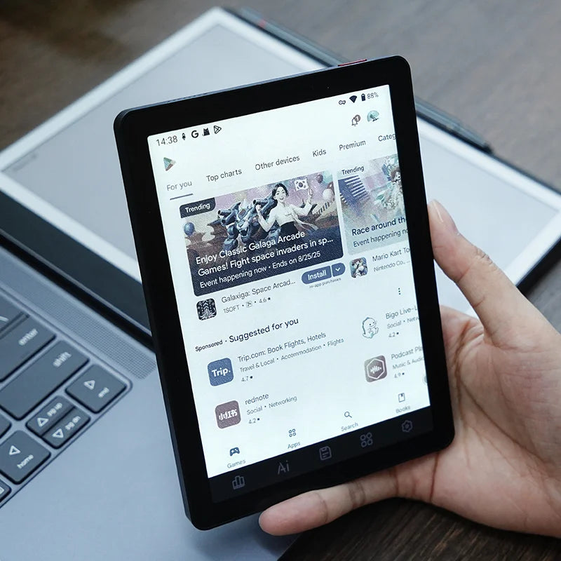 BIGME B6 Ebook Reader With Android 14 OS Front Light