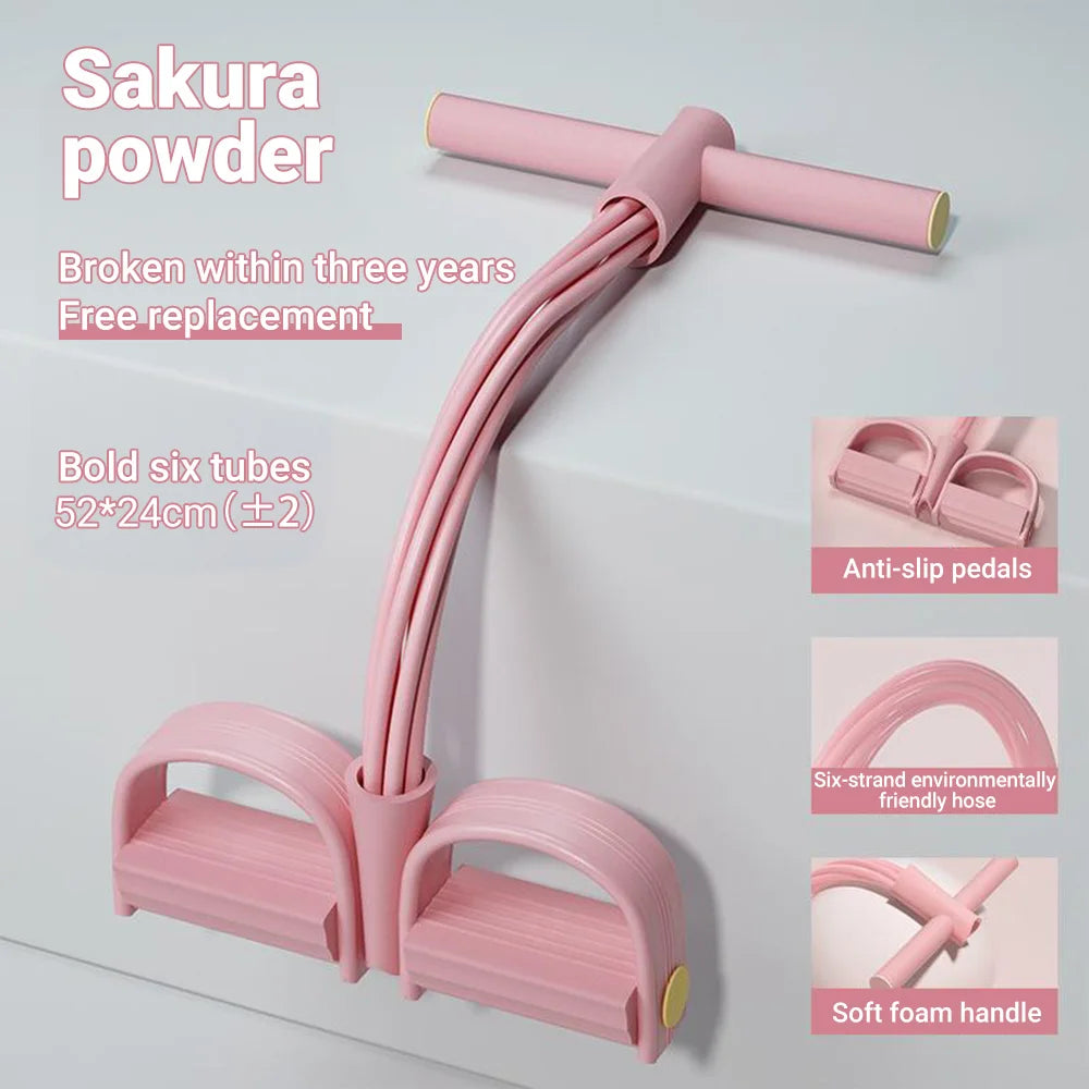 GOT-TOG Puller Resistance Bands 6-Tube Set for Waist Arm Legs