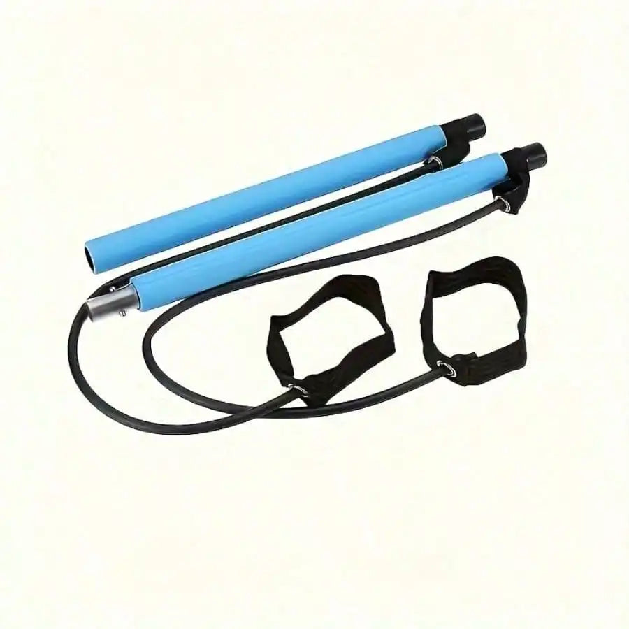 Pilates Bar Accessories Set With Resistance Bands For Home Gym Yoga