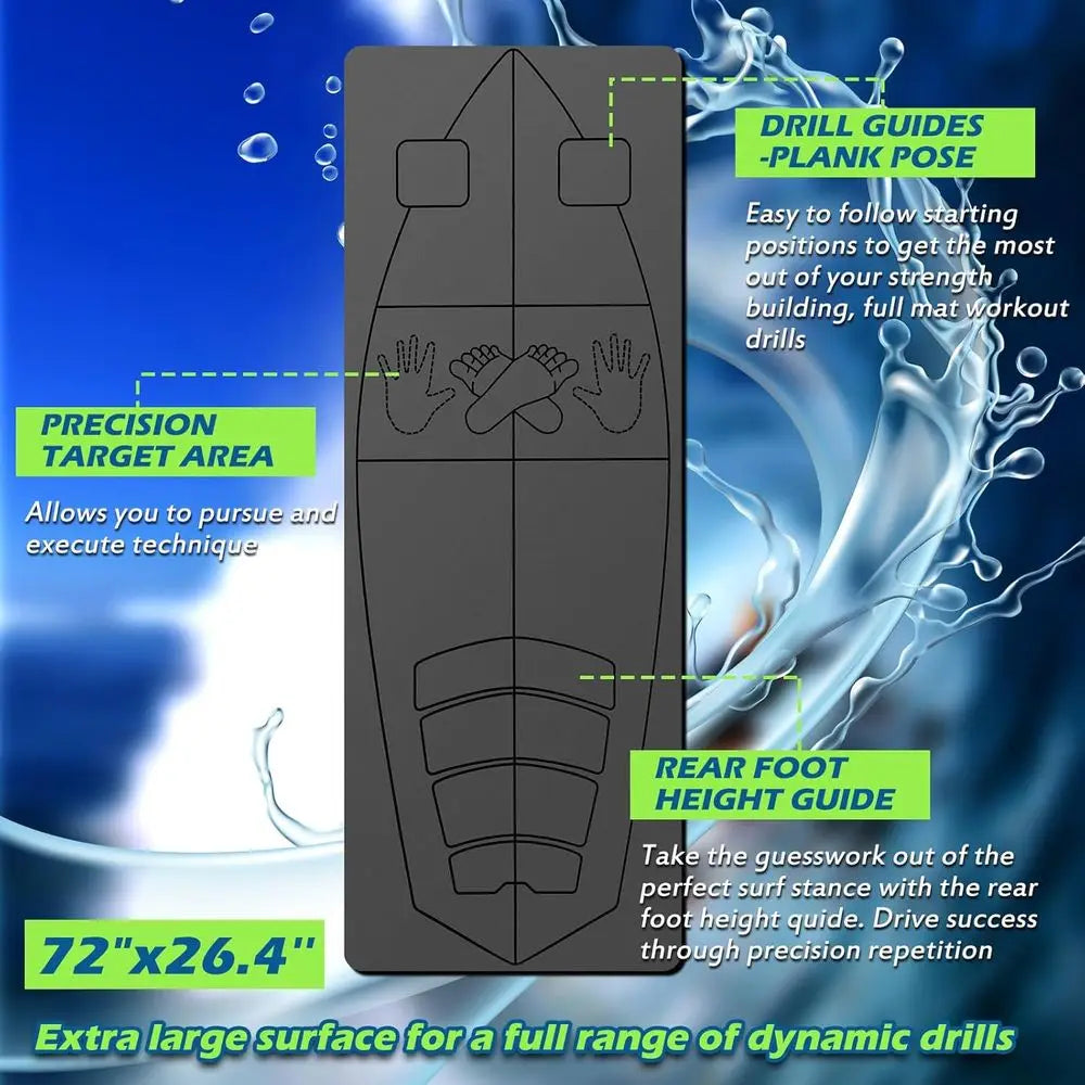 Foldable Rubber Yoga Mat For Balance Training Non Slip Bag