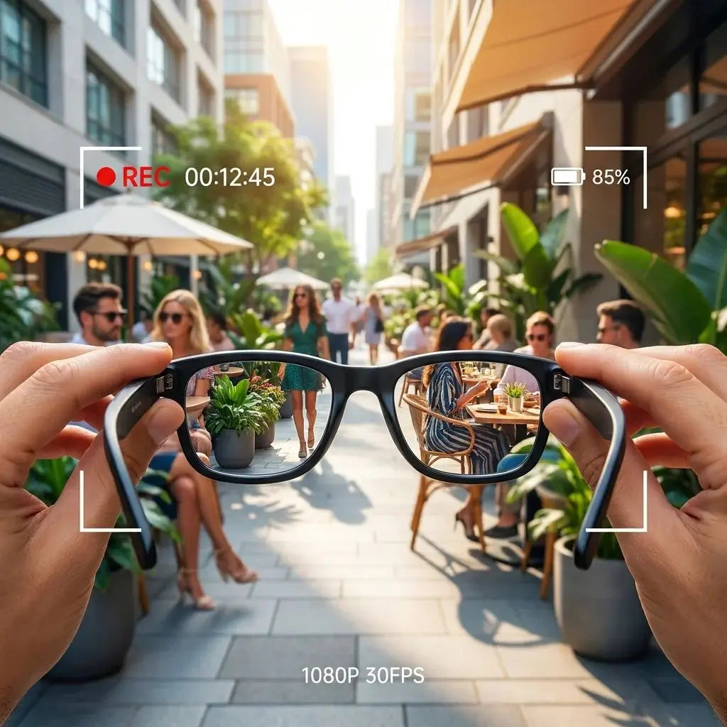 Gs4 Max Smart Glasses With AI Translator And Builtin Music Player