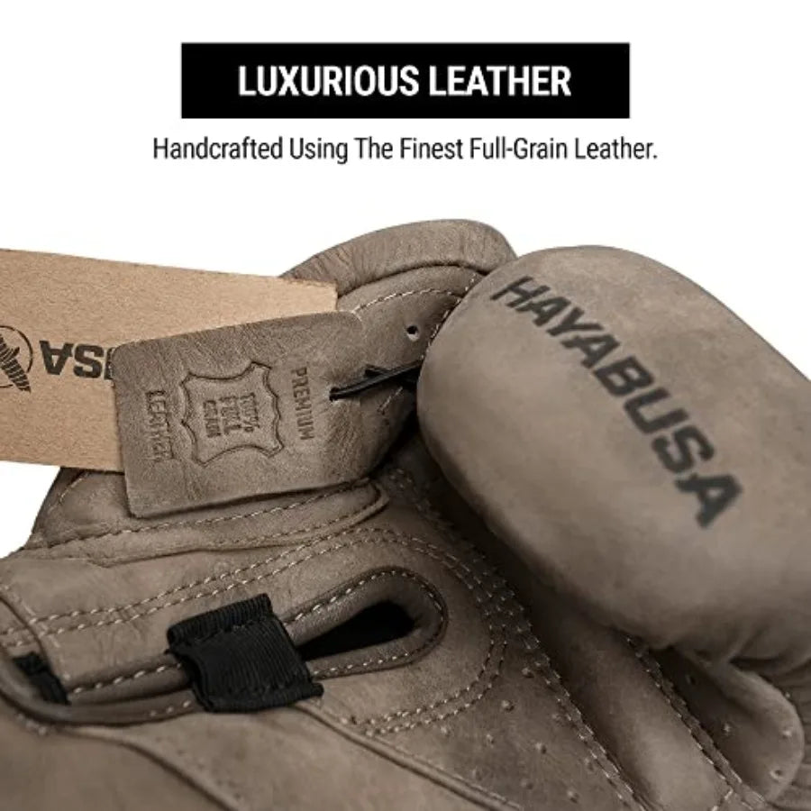 Leather Boxing Gloves for Training Sparring Heavy Bag Work