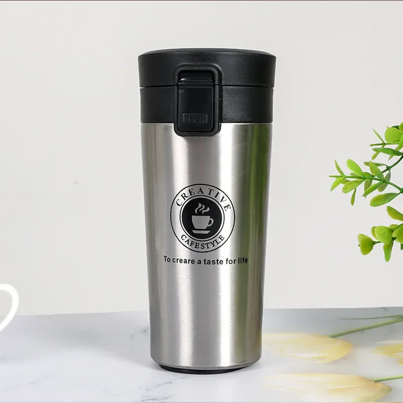 Vacuum Stainless Steel Thermos Mug Leakproof Portable