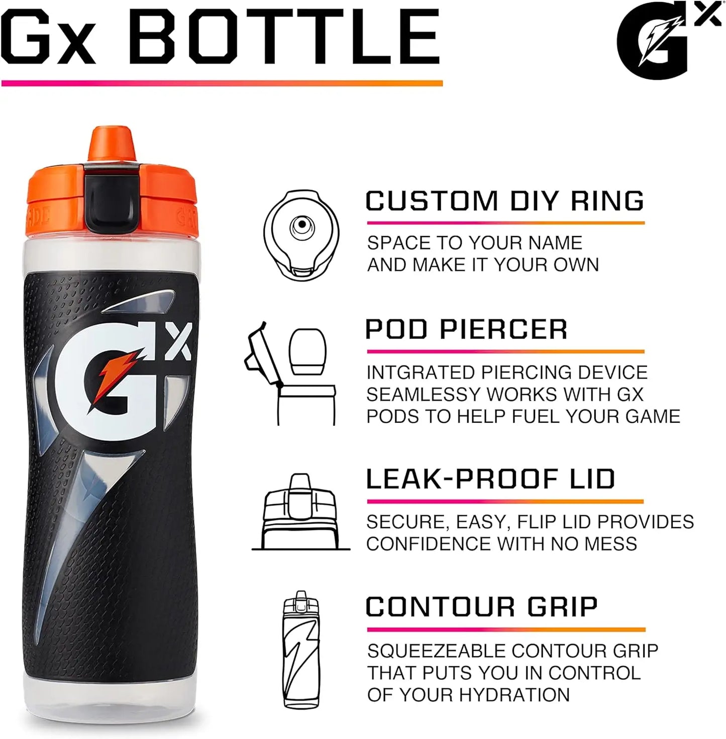 Refillable Nonslip Water Bottle With Durable Grip For Everyday Hydration