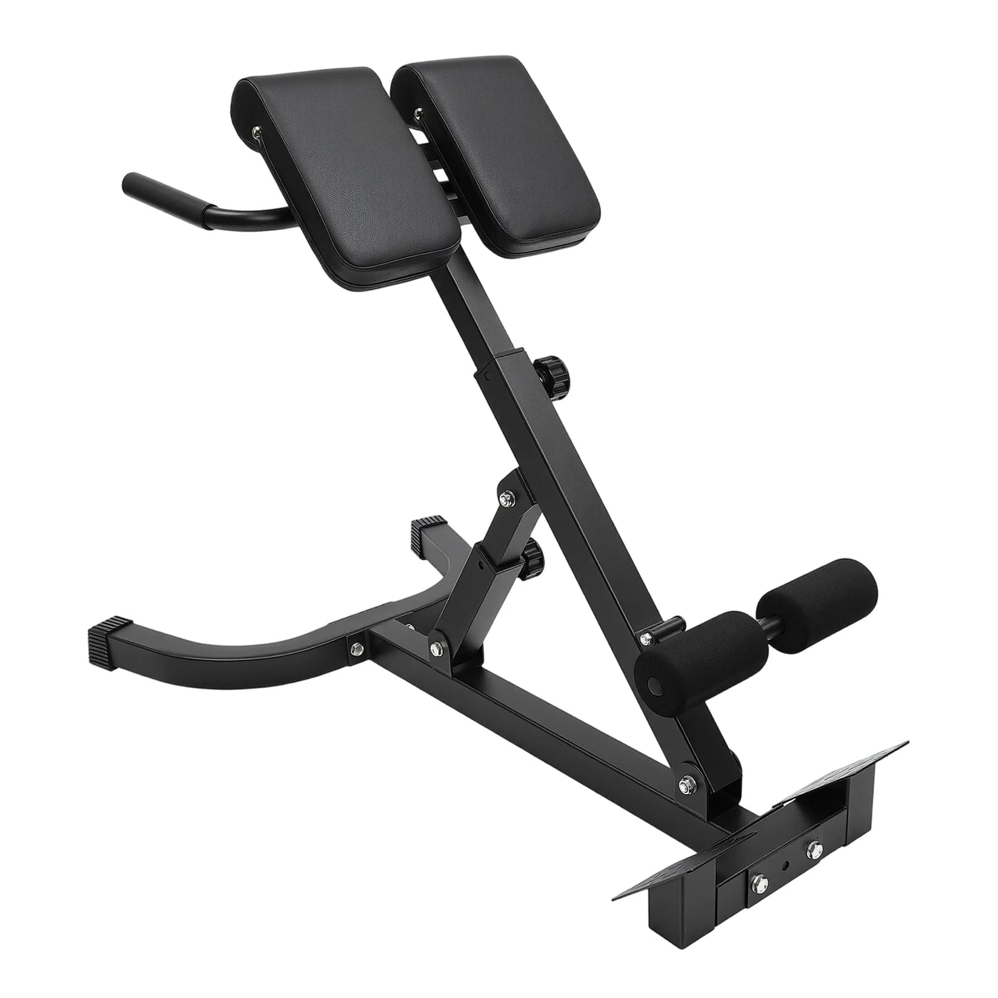 Back Extension Roman Chair Steel Frame Foldable Hyperextension Bench