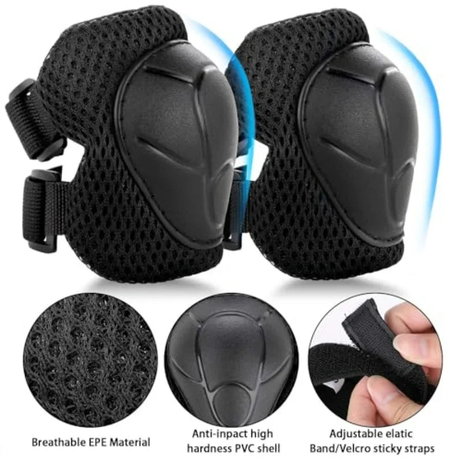 Bike Helmet And Pad Set Protective Gear For Girls 3-14