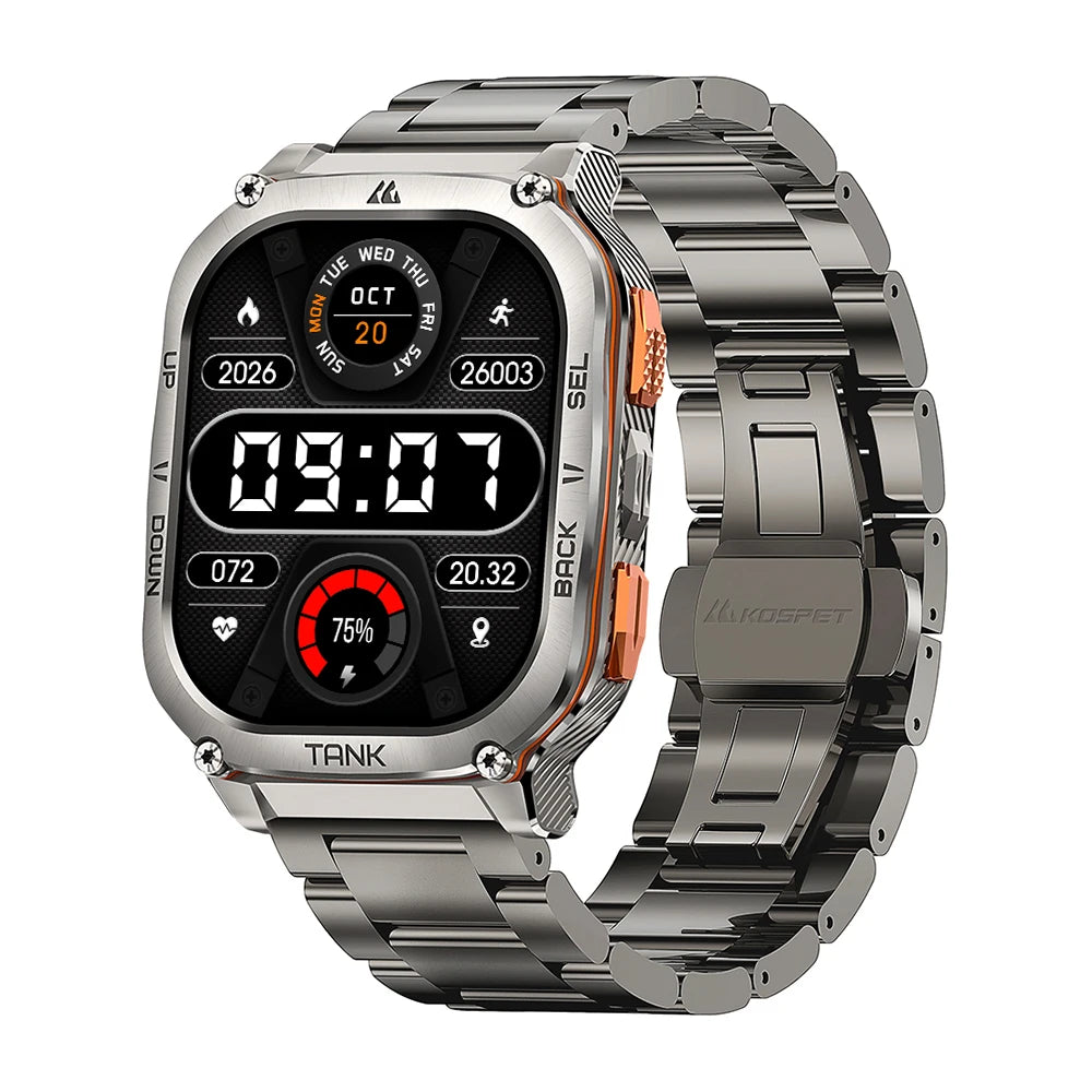 KOSPET Tank M3 Ultra GPS Smartwatch For Men Waterproof 5ATM AMOLED