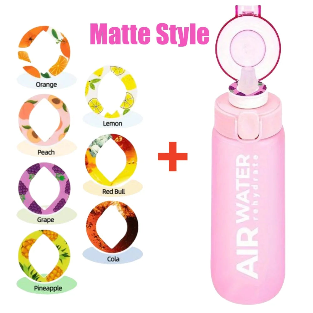 Fruit Flavor Sports Water Bottle With 7 Fruit Pods For Fitness