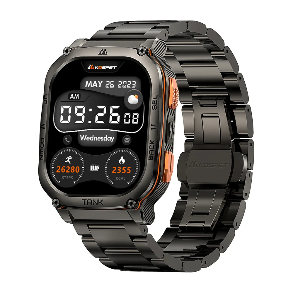 KOSPET Tank M3 Ultra GPS Smartwatch For Men Waterproof 5ATM AMOLED