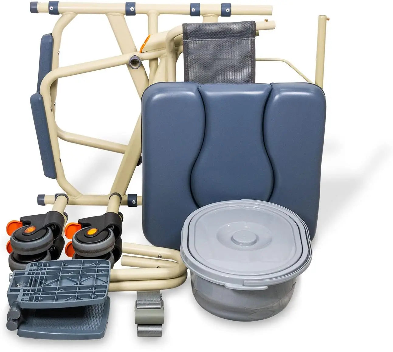 Tongyue Lightweight Aluminum Folding Rolling Shower Chair For Elderly