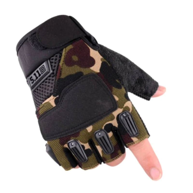Breathable Half Finger Cycling Gloves Anti Slip Grip Outdoor Riding