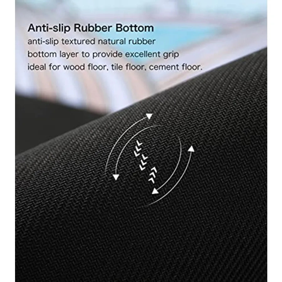 Round Yoga Mat Extra Thick Ultra Comfortable Non Slip Meditation