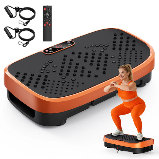 Vibration Plate Fat Burning Machine With 120 Levels Home Gym