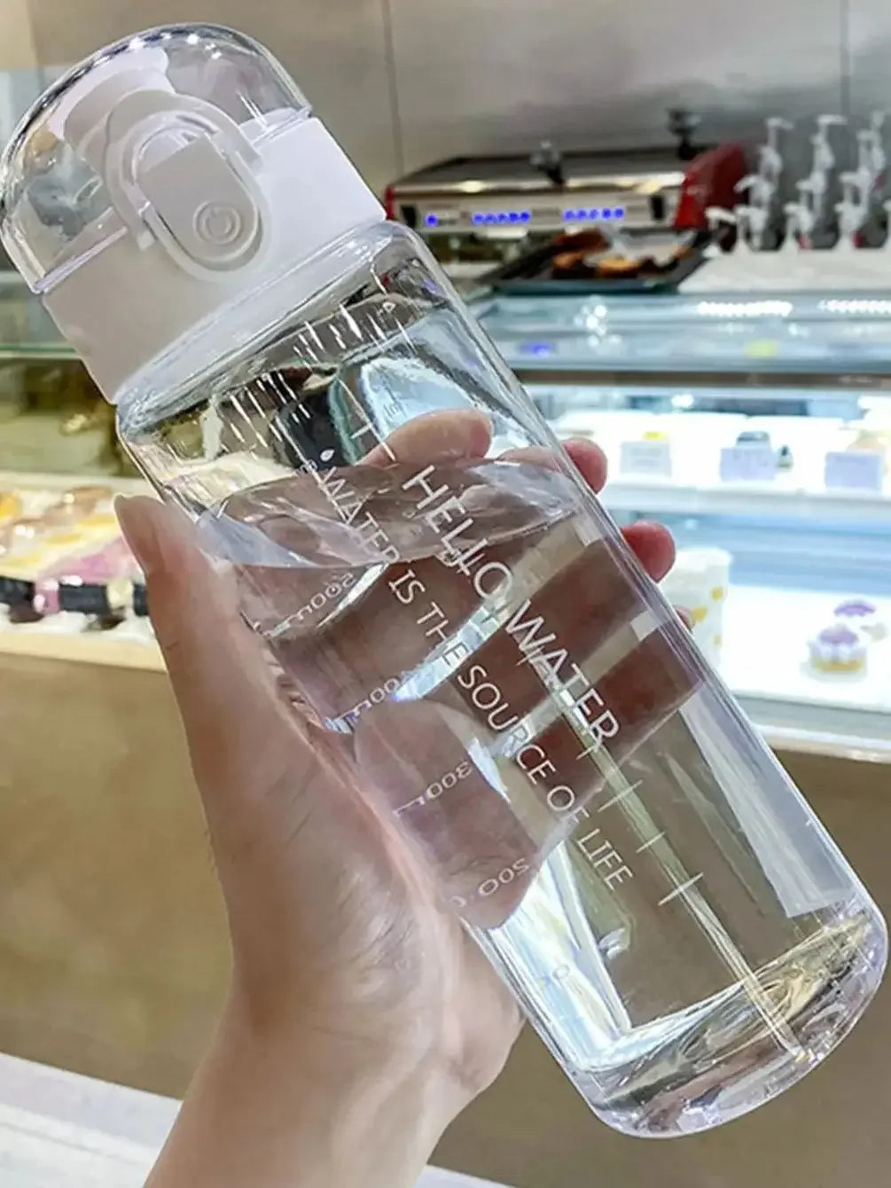 Portable Plastic Water Cup Large Capacity High Temperature Resistant