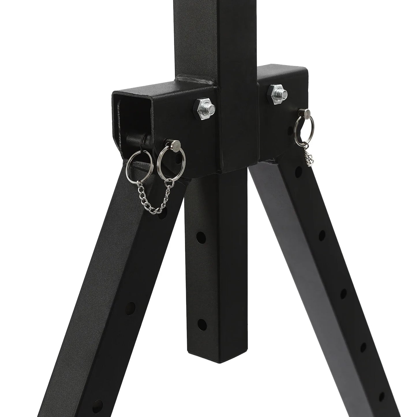 Triangular Pull Up Station Adjustable Height Foldable Home Gym
