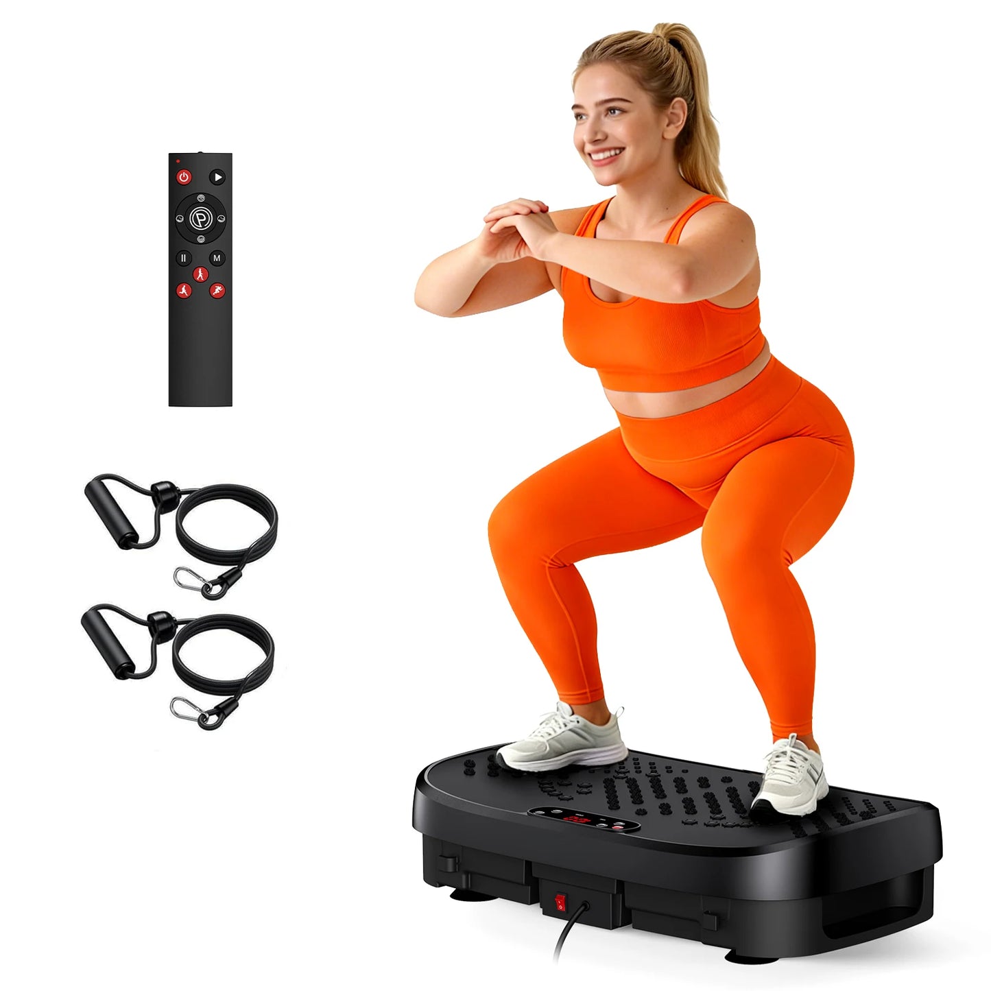 Vibration Plate Fat Burning Machine With 120 Levels Home Gym
