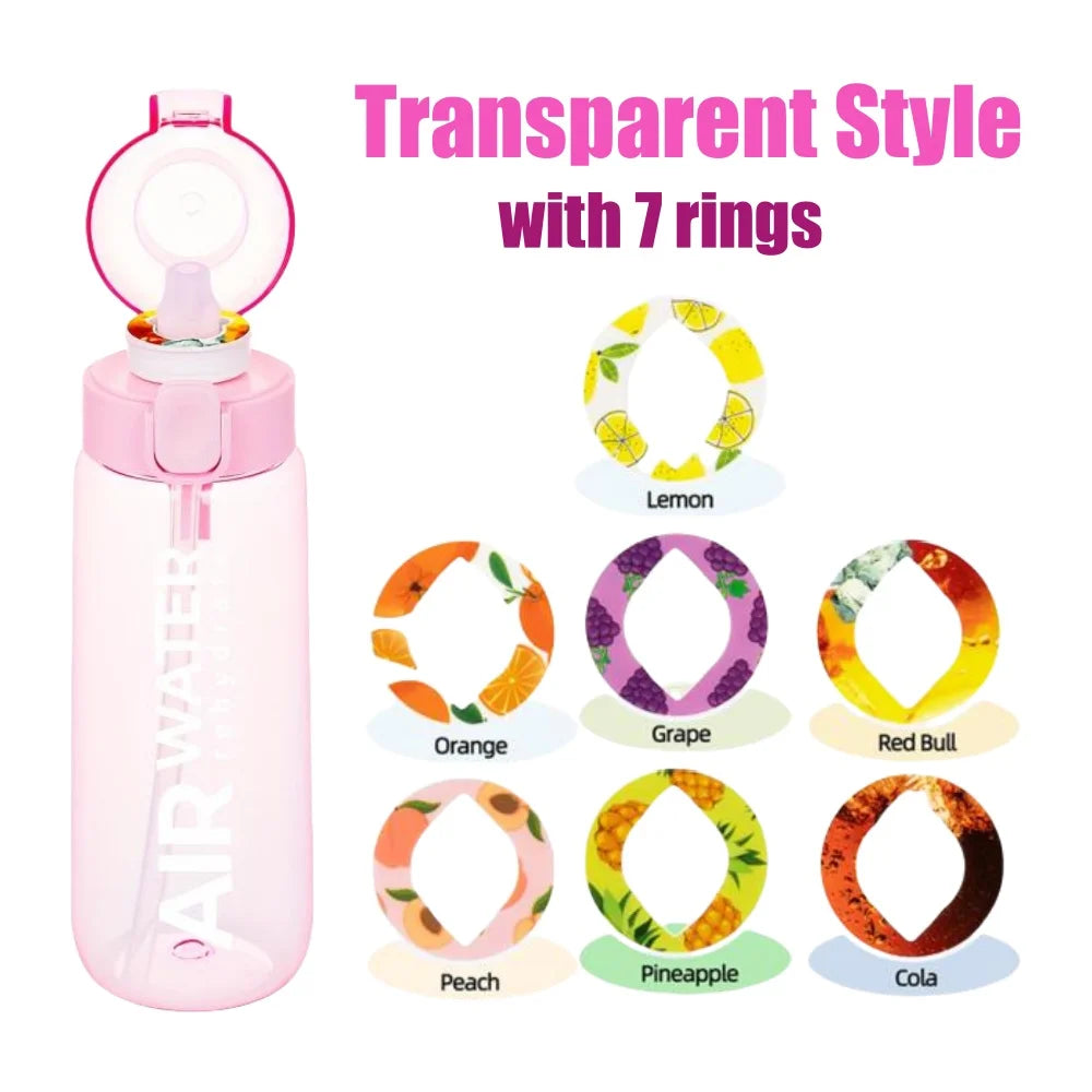 Fruit Flavor Sports Water Bottle With 7 Fruit Pods For Fitness