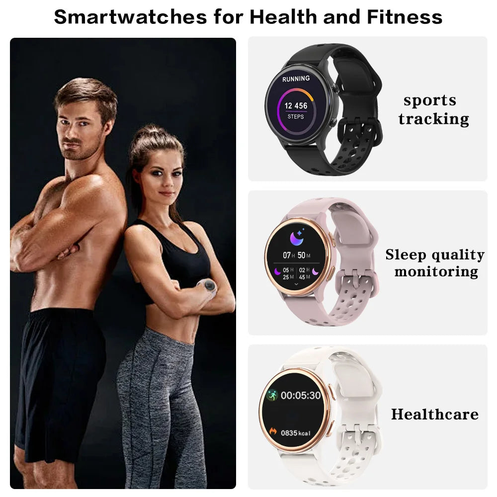 Anyloop Women Smartwatch Fitness Tracker With Health Monitoring