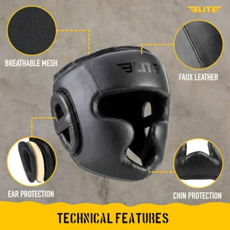 Boxing Headgear Sparring Gear MMA Kickboxing Muay Thai Helmet