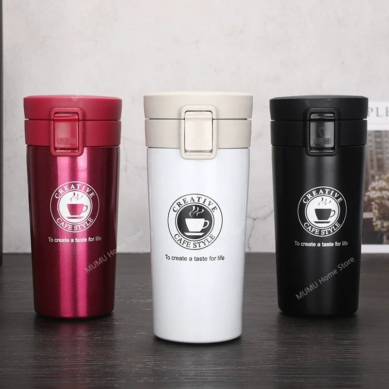 Vacuum Stainless Steel Thermos Mug Leakproof Portable
